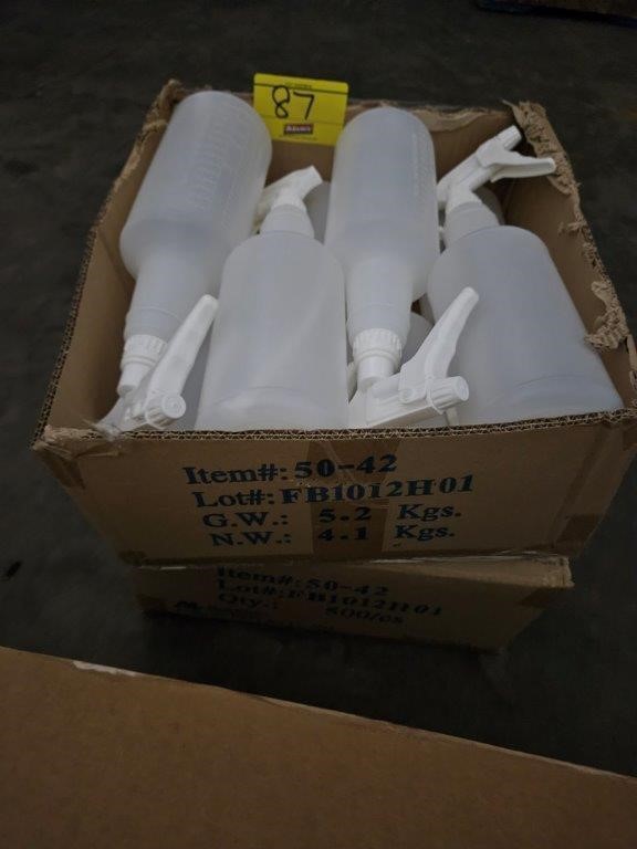 (2) BOXES OF SPRAY BOTTLES