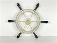 Small Cast-Iron Ships Wheel