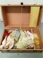 DOLL CHEST AND CONTENTS