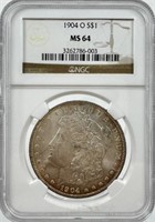 1904-O MORGAN SILVER DOLLAR