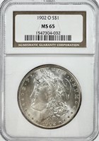 1902-O MORGAN SILVER DOLLAR