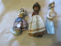 LLADRO GLASS FIGURINES MADE IN SPAIN