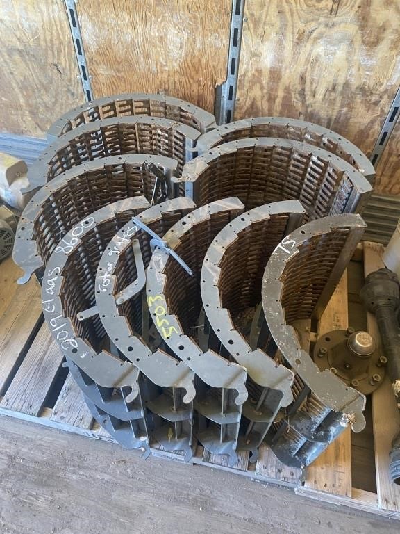 rotor grates from 2019 claas 8600 combine