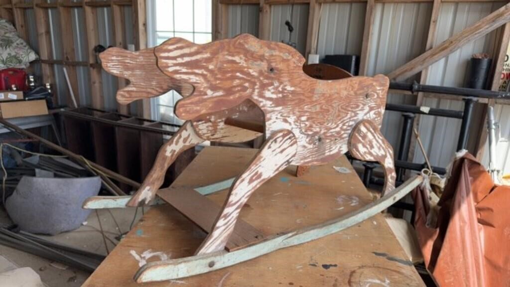 Antique rocking horse