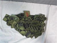 Large Collection of 120 U.S. Army Subdued Patches