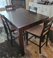 Bar Height Table with Chairs
