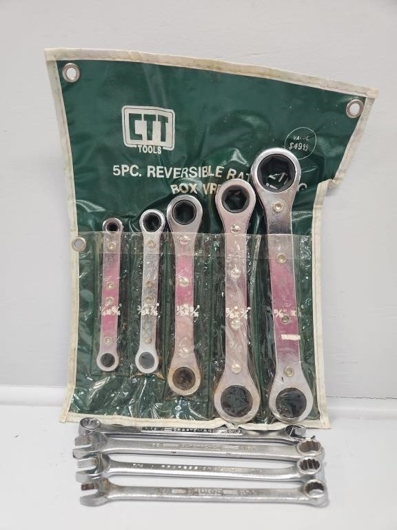 Reversible Ratcheting Box Wrenches, Wrenches