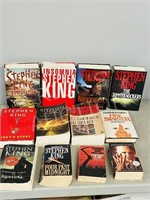 12 Stephen King novels - 6 are hardcover
