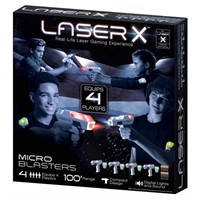LASER X Real Life 4 Player Laser Gaming Set