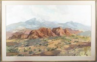 Laurence Philip Sisson, Large Mountain landscape.