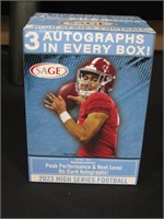 SEALED 2023 SAGE HIGH SERIES BLASTER 3 AUTOGRAPHS