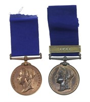 BRITISH QUEEN VICTORIA METRO. POLICE BRONZE MEDALS