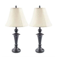 Bronze Finish Table Lamps - Set of Two by BHG
