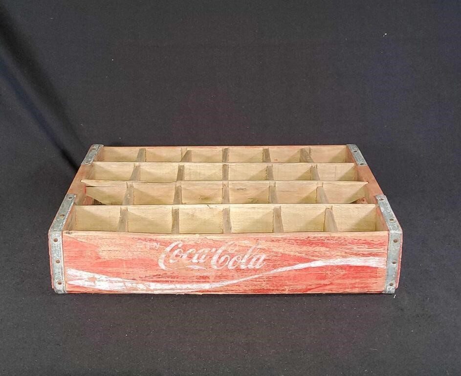 Vtg Coca Cola  Wood Crate