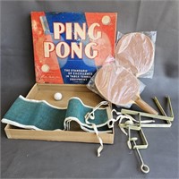 Vintage Ping Pong Set 1956