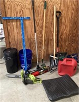 Assorted Construction/Yard Tools And Accessories