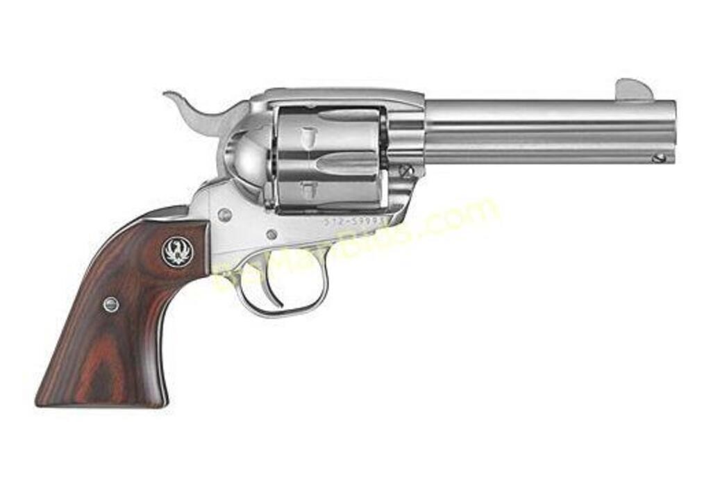 RUGER VAQUERO .357MAG 4-5/8" FS S/S HARDWOOD