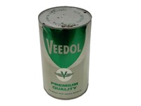 VEEDOL PREMIUM QUALITY IMP. QT. OIL CAN