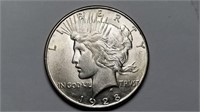 1928 S Peace Dollar Uncirculated Rare