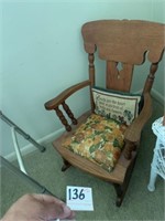 Antique Kid Rocking Chair