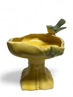 McCoy pottery bird bath planter pot vase