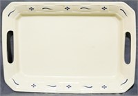 Longaberger Pottery Classic Blue Platter