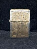 Vintage 1992 Zippo Gold Plated Shimmer Lighter