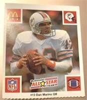 1986 McDonalds All Star Football Dan Marino