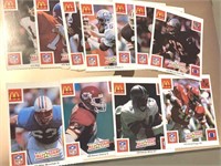 10  1986 McDonalds All Star Football Cards