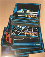Stack of 1982 TRON Trading Cards