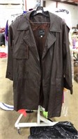 SZ SMALL GEORGE TOWN LEATHER DESIGN JACKET