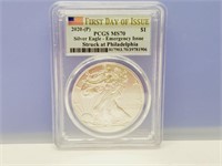 First Day Issue 2020 P PCGS MS-70 EMERGENCY ISSUE