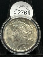 1923 Peace Dollar UNC No Mint Mark