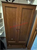 59x30x20.5 in. deep Wardrobe and contents (Back