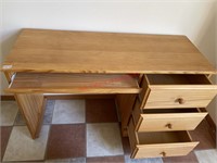 Cedar desk  4ft x 18in (dining room)