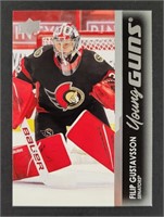 Filip Gustavsson 2021-22 UD Young Guns Rookie Card