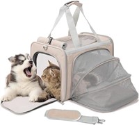 HSC PET Cat Dog Carrier Expandable Pets Handbag