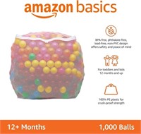 Amazon Basics BPA Free Plastic Ball Pit Balls wits