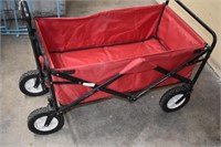 Folding Canvas Sport Wagon, Flea Market Cart