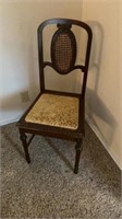 Victorian cane back chair