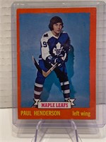 Paul Henderson 1973/74 Card