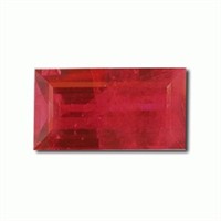 Genuine 6.5x3.5mm Baguette Red Ruby