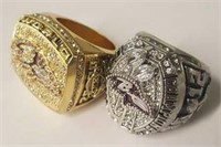 2 Baltimore Ravens Commemorative Super Bowl Rings