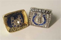 (2) Colts Commemorative Super Bowl Rings