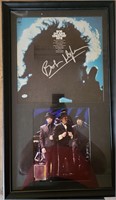 Signed LG Framed Bob Dylan Greatest Hits