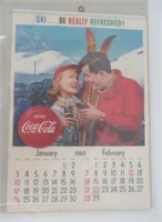 1960 Coca-Cola Calendar.