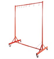 PAINTING RACK, RED ***APPEARS NEW***
