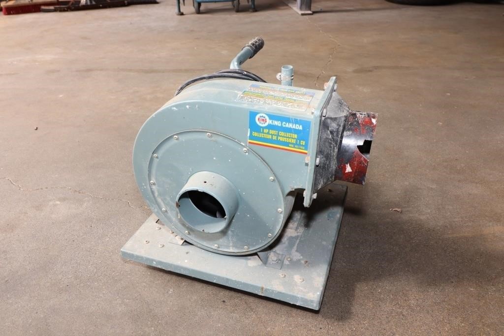 King Canada 1hp Dust Collector Blower