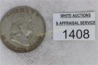 Franklin Silver Half Dollar - 1948D - VF