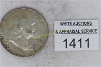 Franklin Silver Half Dollar - 1960 - AU